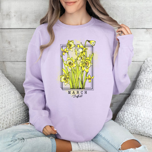 3 - March Flower Sweatshirt