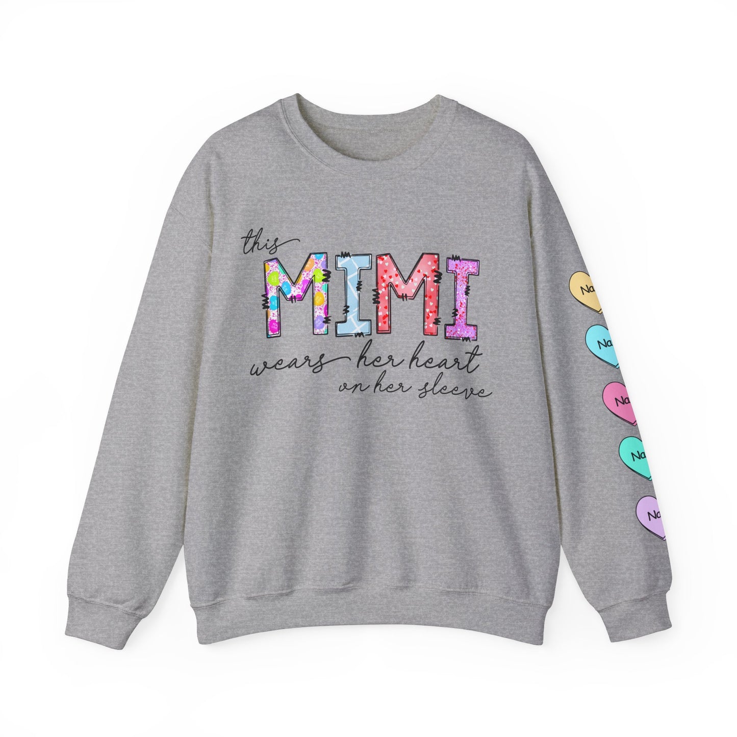 Heart On Sleeve Sweatshirt - Mimi