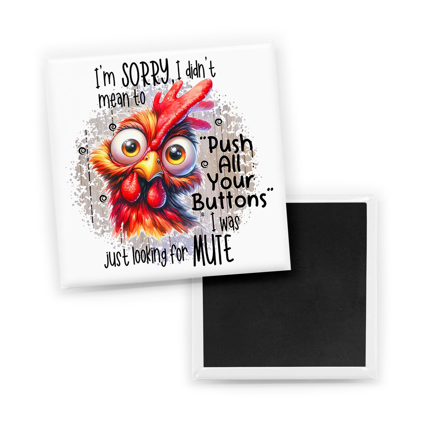 Mute Button Magnet