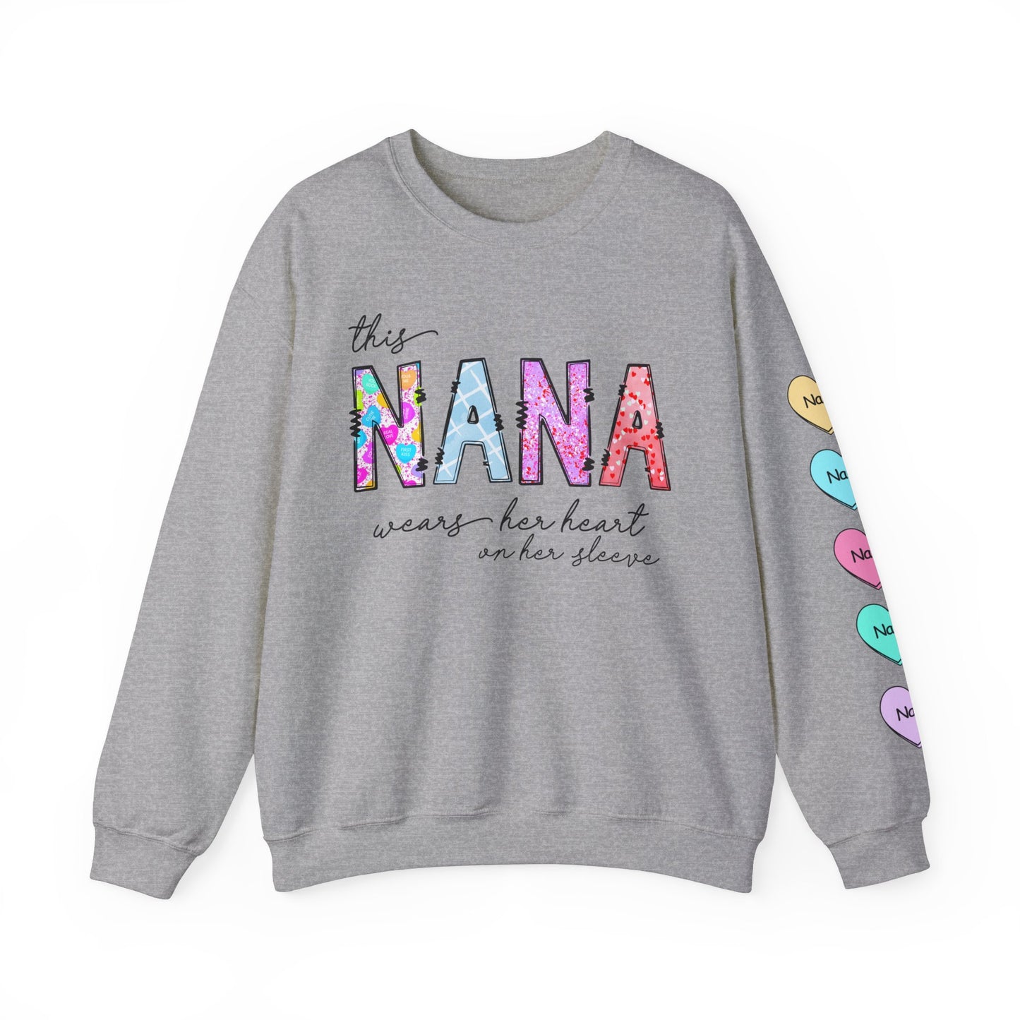 Heart On Sleeve Sweatshirt - Nana