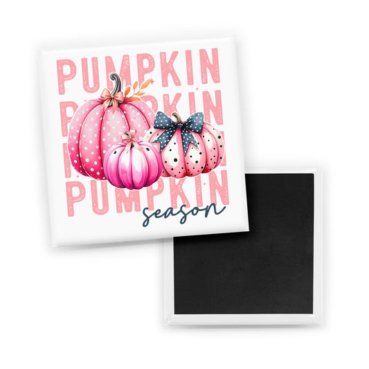 Breast Cancer Pink Pumpkin Magnet