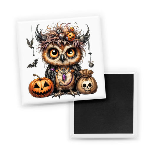Spooky Owl Magnet
