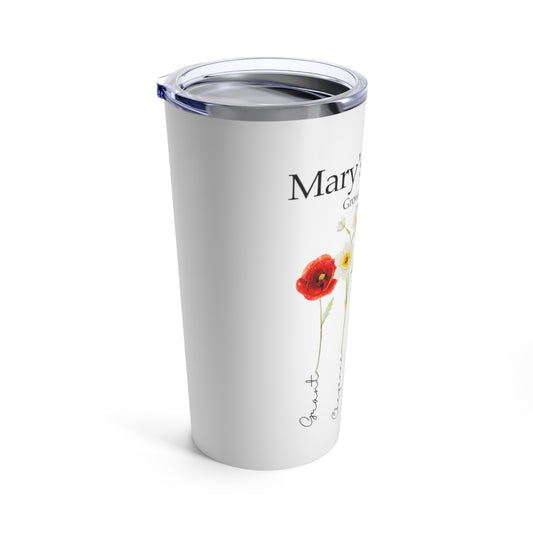 Personalized Flower Garden Tumbler