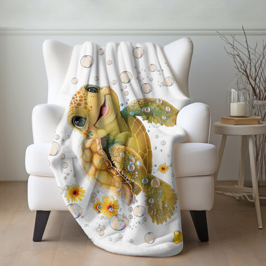 Turtley Happy Blanket