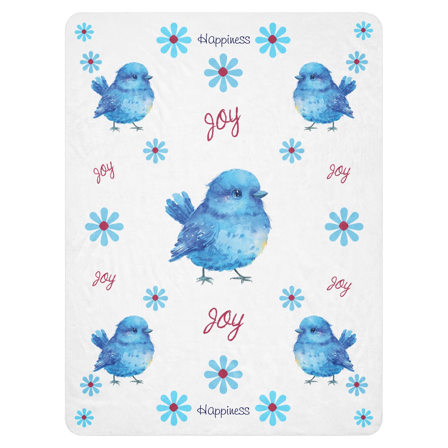 Happy Bluebird Blanket