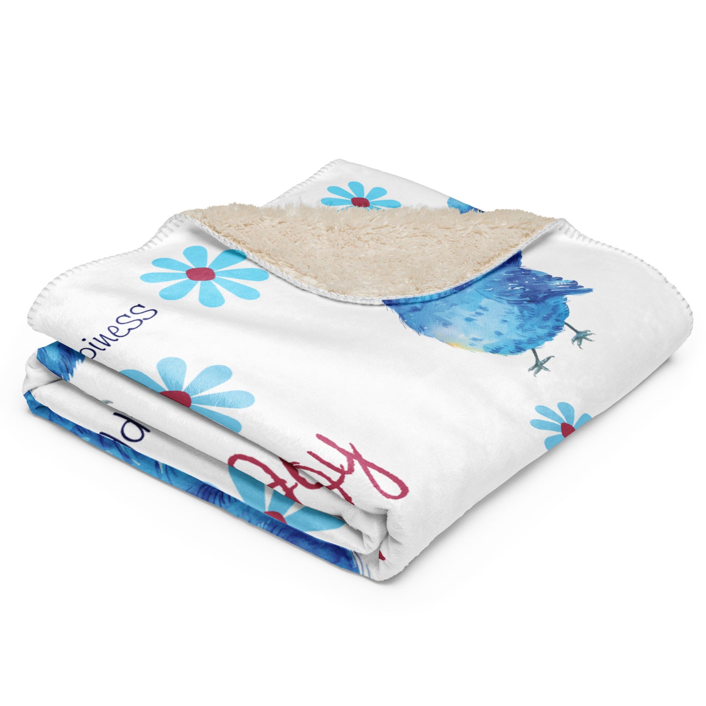 Happy Bluebird Blanket